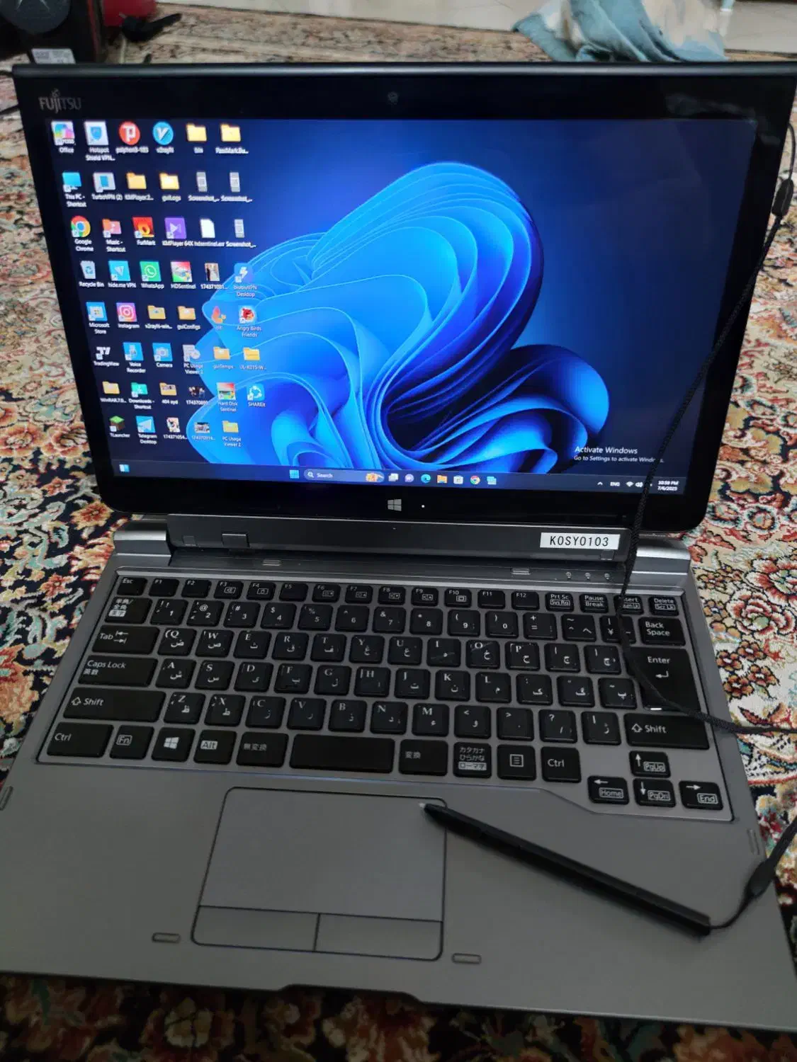 لپتاپ تبلت شو قوی|رایانه همراه|شیراز, نیایش|دیوار