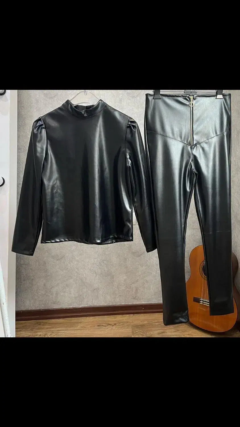 شومیز چرم وشلوار تاسایز ۴۲|لباس|صومعهسرا, |دیوار