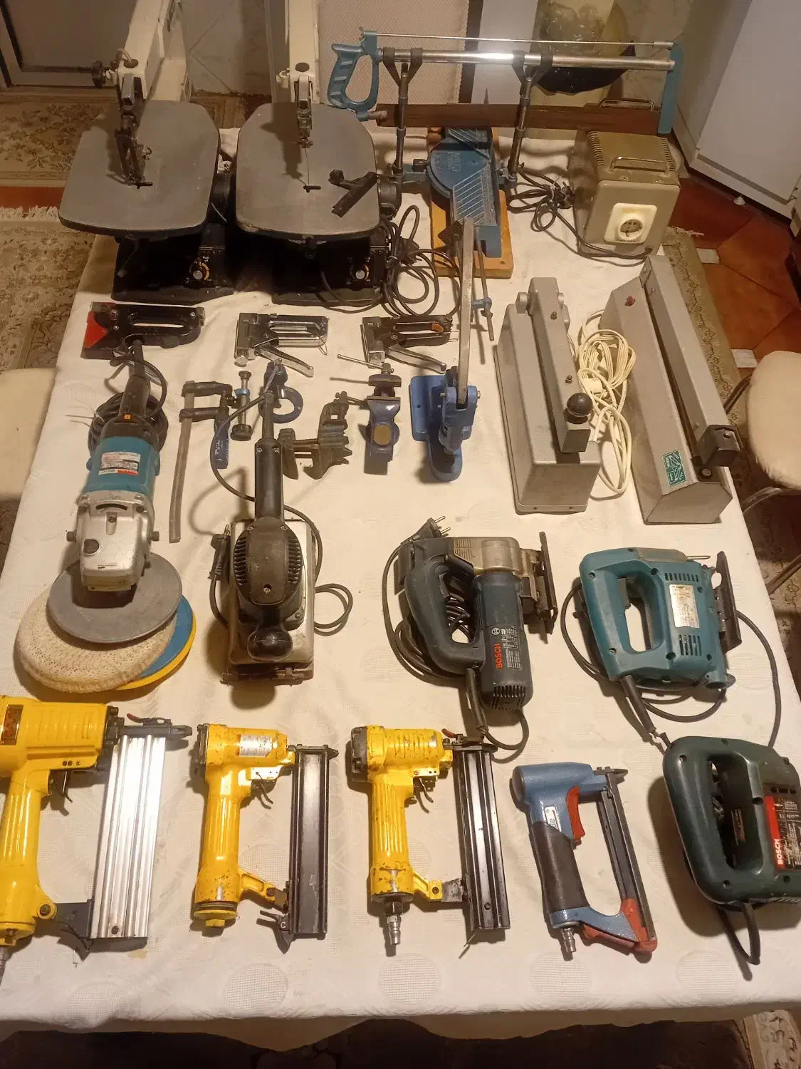 ابزار نجاری جزئی و کلی در حد نو|ابزارآلات|یزد, |دیوار