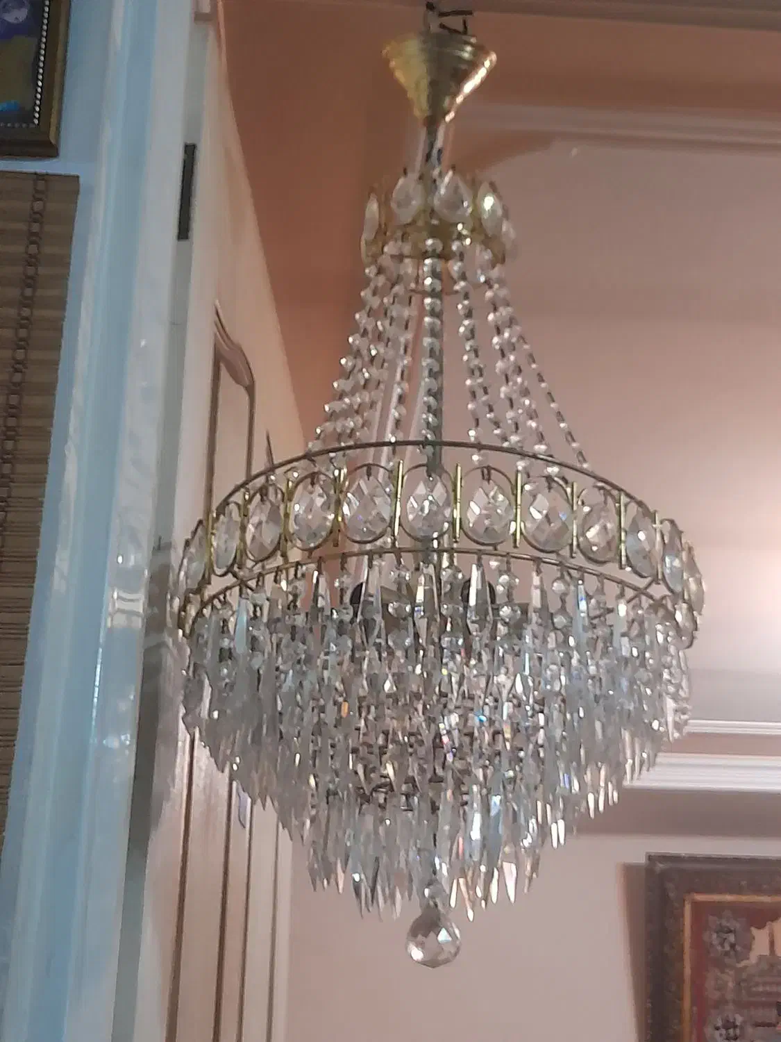 لوستر هشت شاخه،|لوستر و چراغ آویز|تبریز, |دیوار