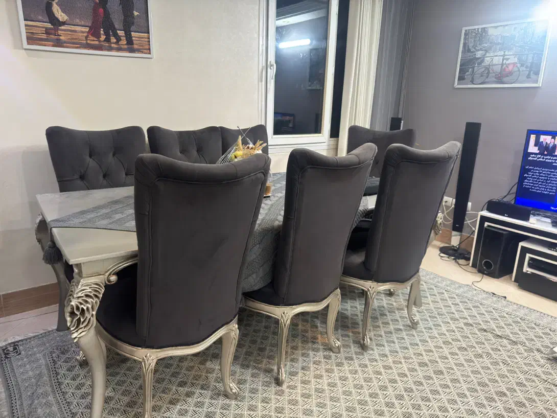 میز ناهار خوری|میز و صندلی غذاخوری|ملایر, |دیوار