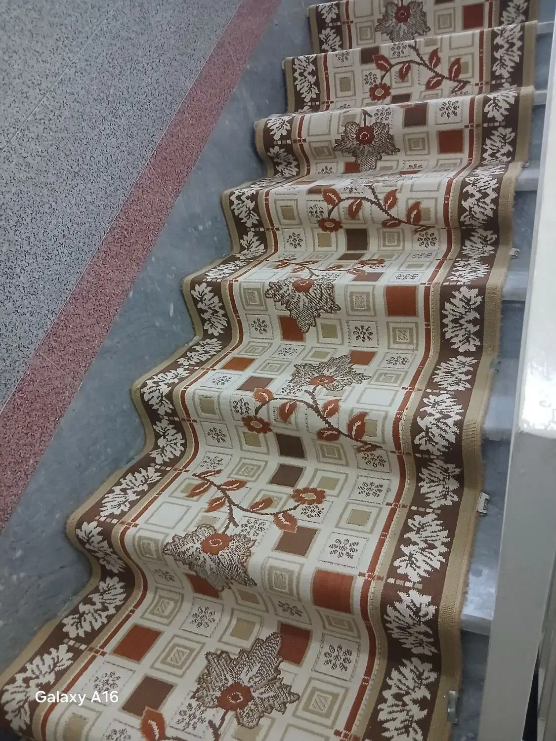 گلیم فرش راه پله|گلیم، جاجیم، گبه|ساوه, |دیوار