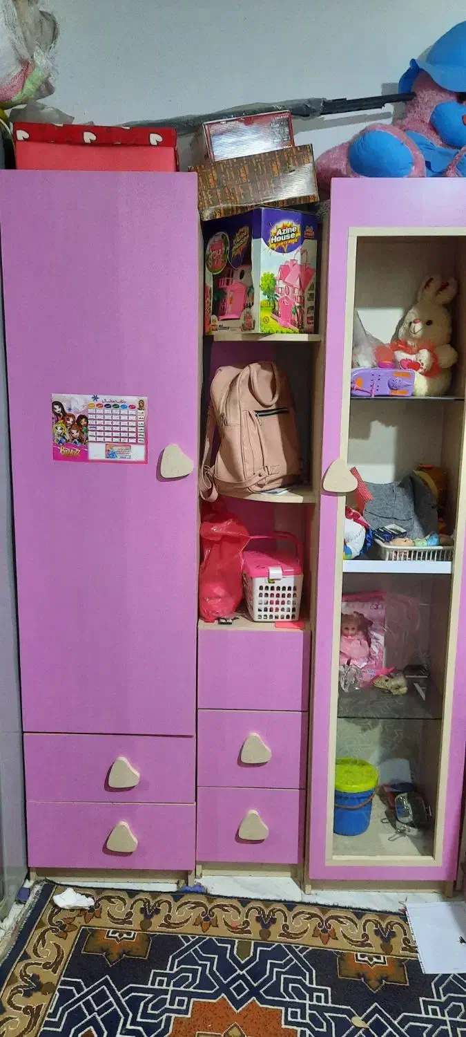 تخت نوجوان یکنفره|تخت و سرویس خواب|پاکدشت, خاتون آباد|دیوار