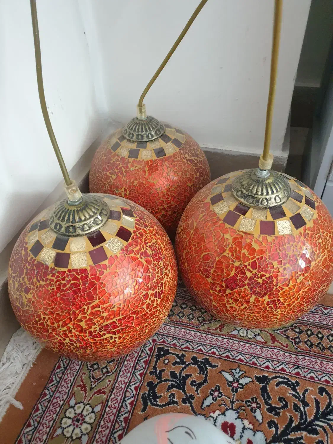 لوستر ۳شاخه کار دست|لوستر و چراغ آویز|تهران, دردشت|دیوار