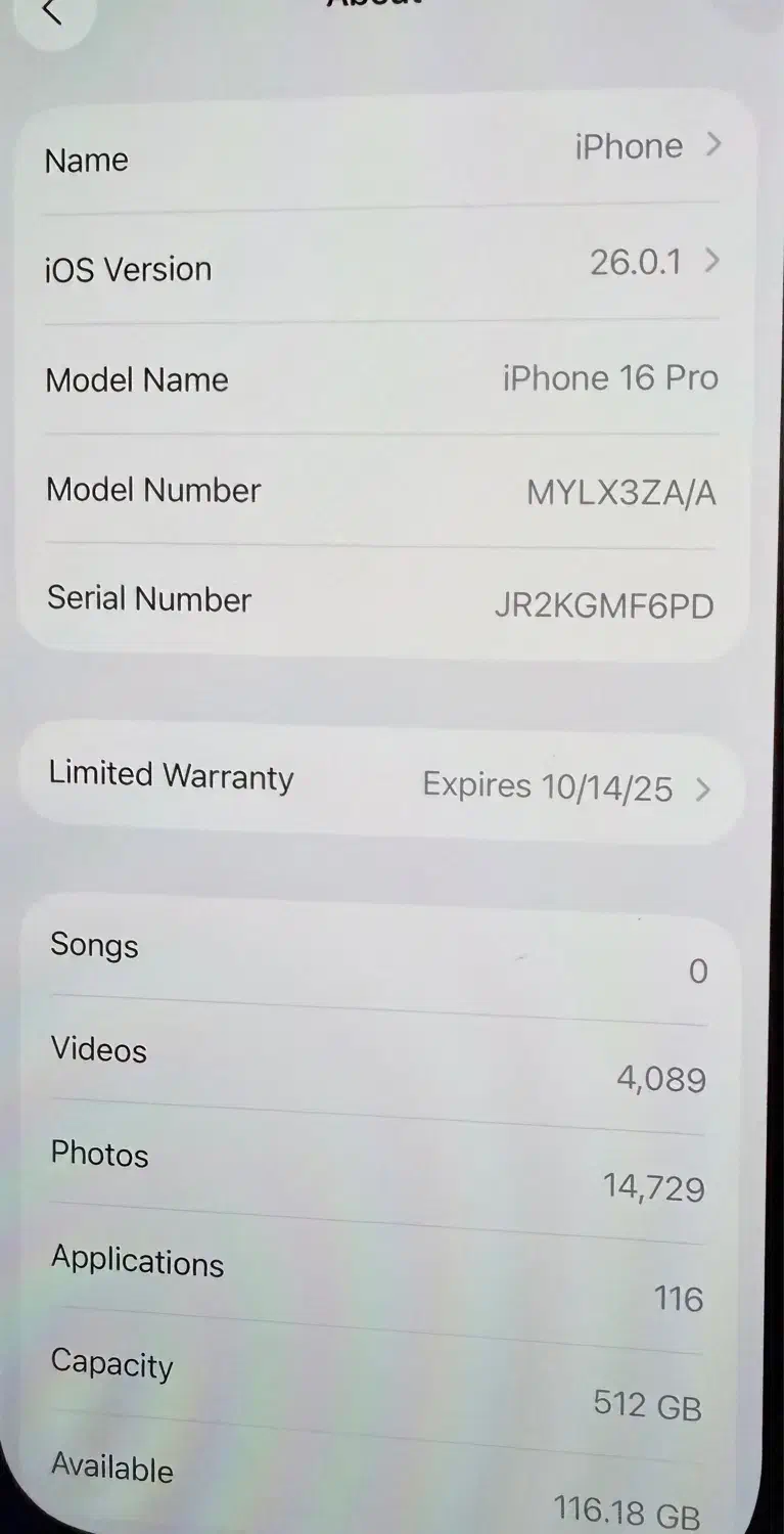 Iphone 16 pro 512 GB ZAA Black|موبایل|اهواز, کیانپارس |دیوار