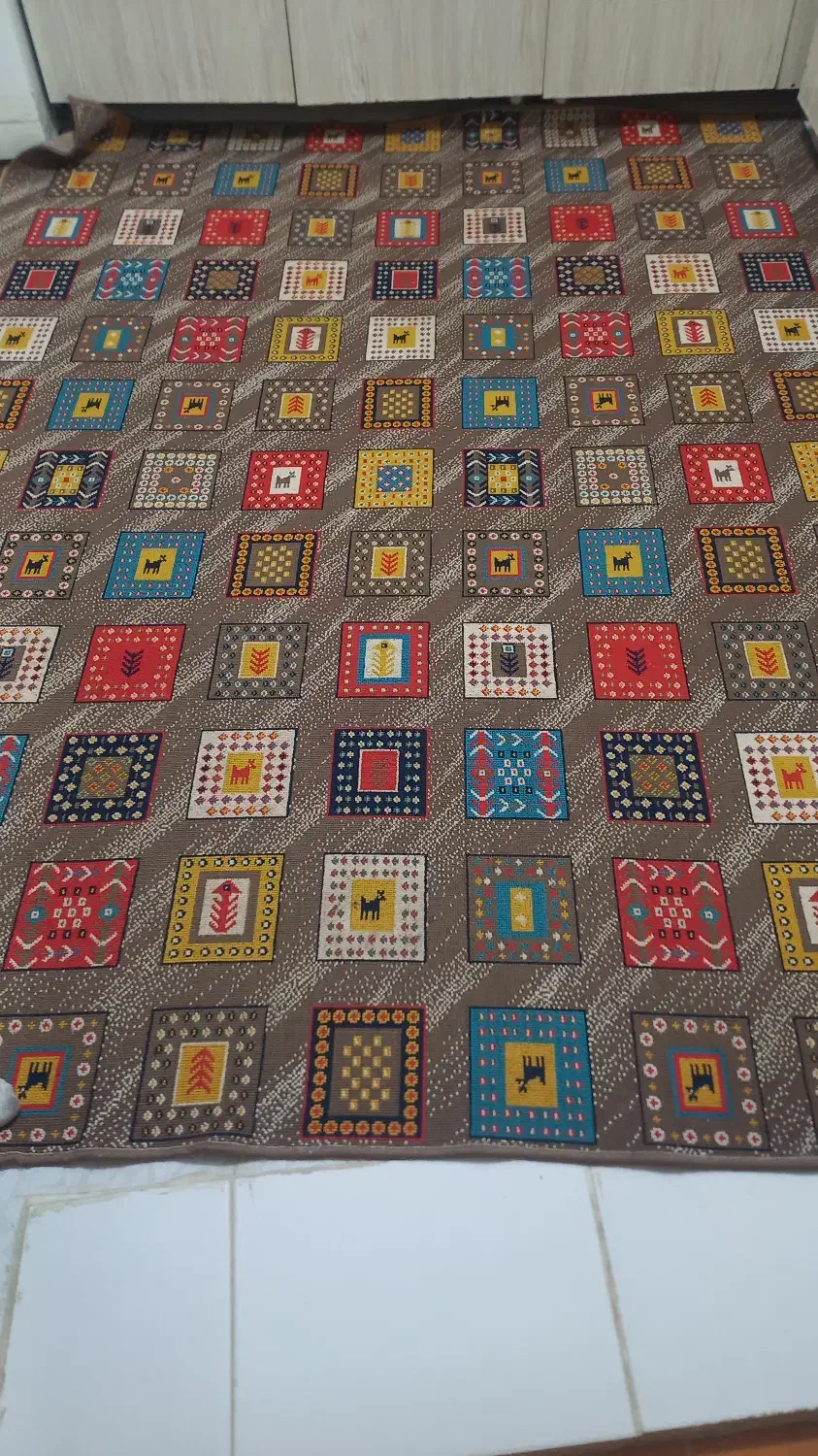 فرش گلیم|گلیم، جاجیم، گبه|رشت, سیا اسطلخ|دیوار