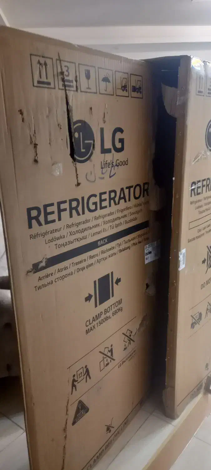 کارتن ساید ال جی x267|یخچال و فریزر|مشکیندشت, |دیوار