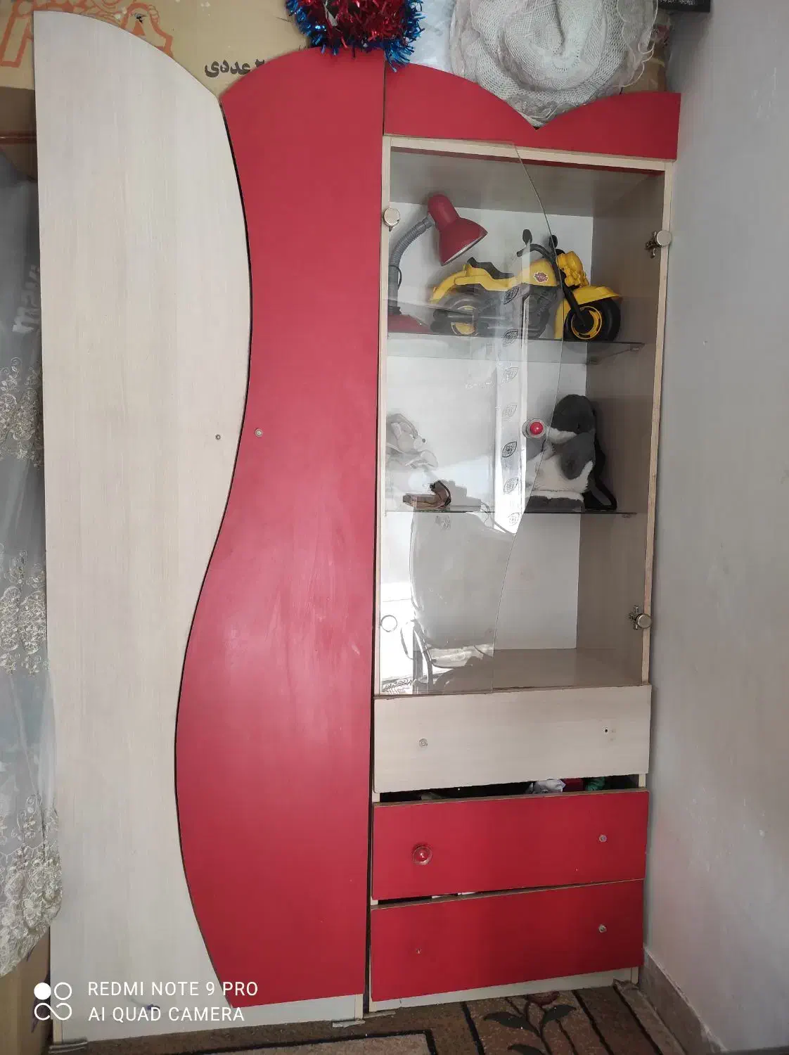 کمد و ویترین دوتیکه|جاکفشی، کمد، دراور|شهرکرد, |دیوار