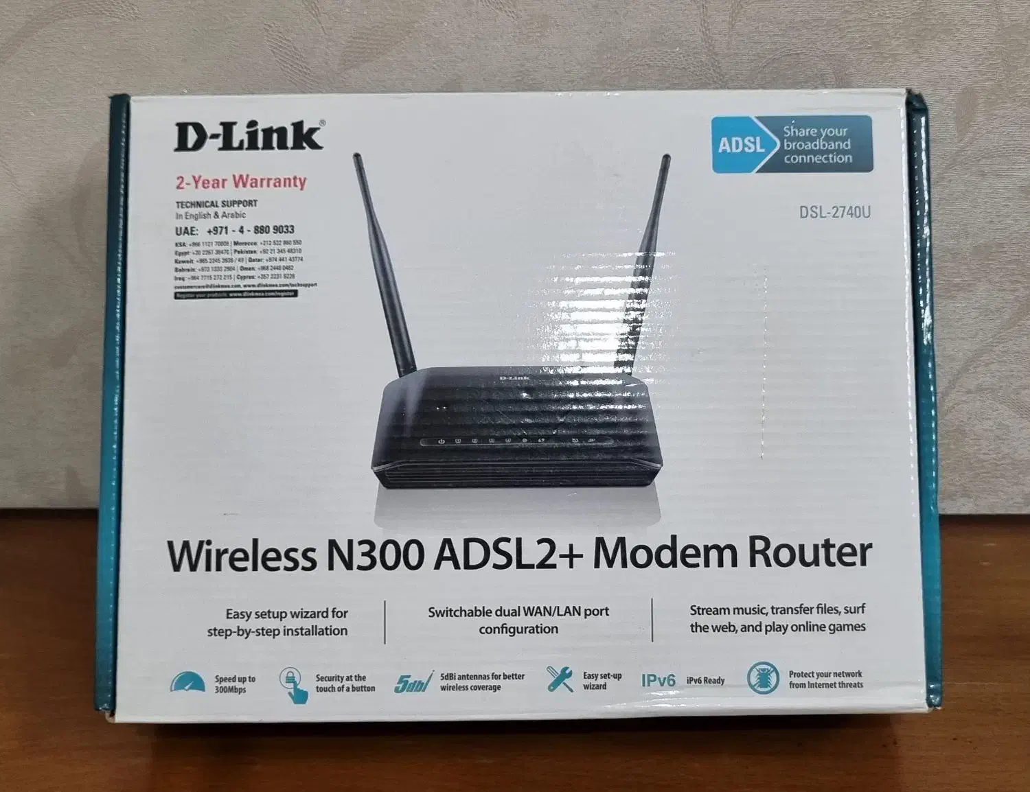 مودم روتر وایرلس D-Link N300 نو|مودم و تجهیزات شبکه|تهران, شوش|دیوار