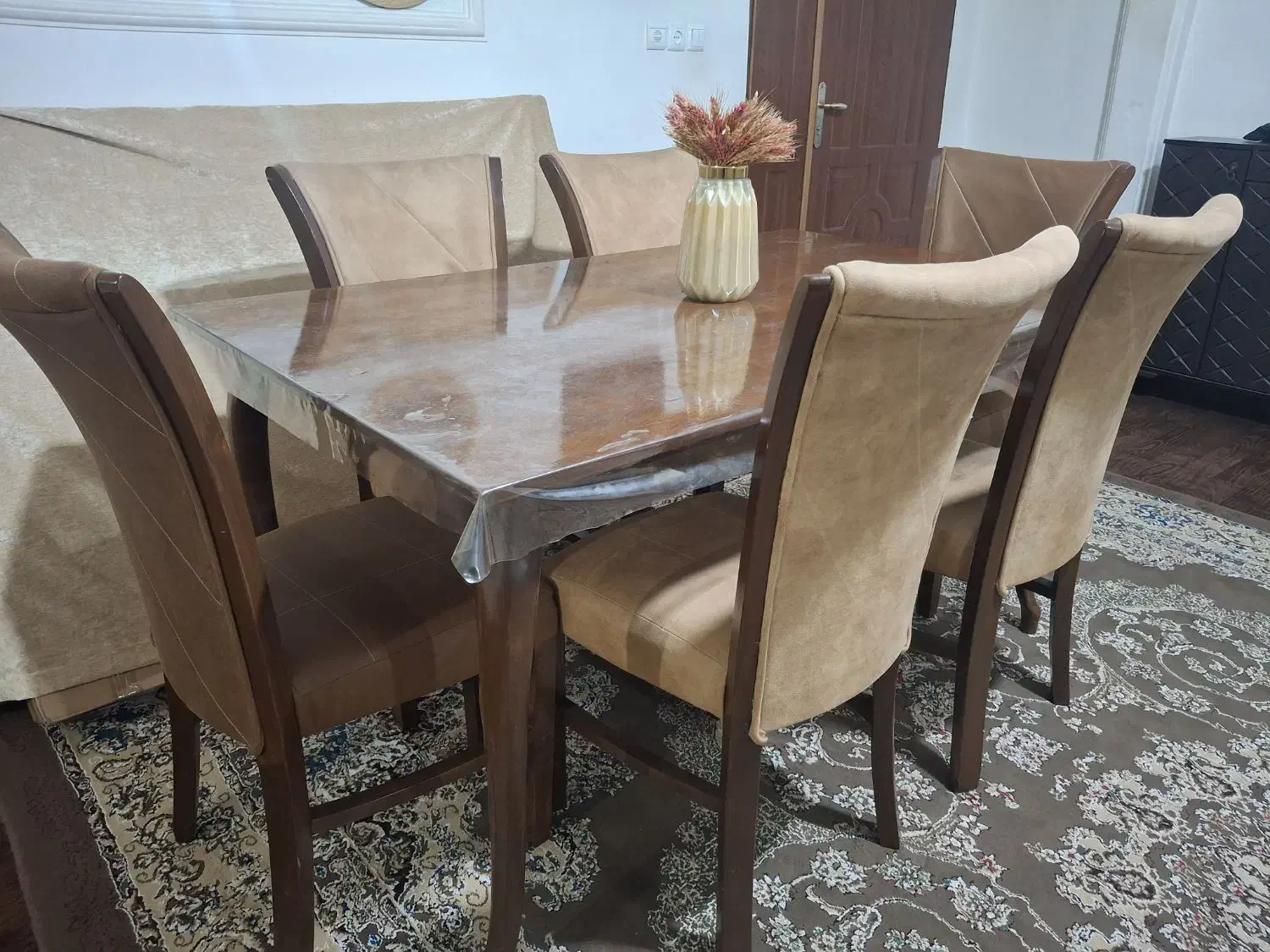 میز ناهار خوری ۶ نفره|میز و صندلی غذاخوری|ساری, |دیوار