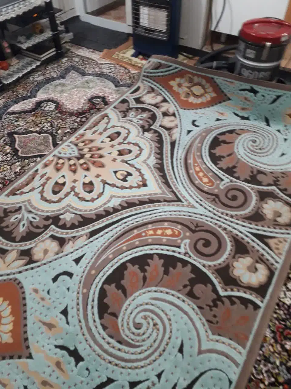 قالیچه طرح فانتیزی|فرش|اهواز, شهرک رزمندگان|دیوار