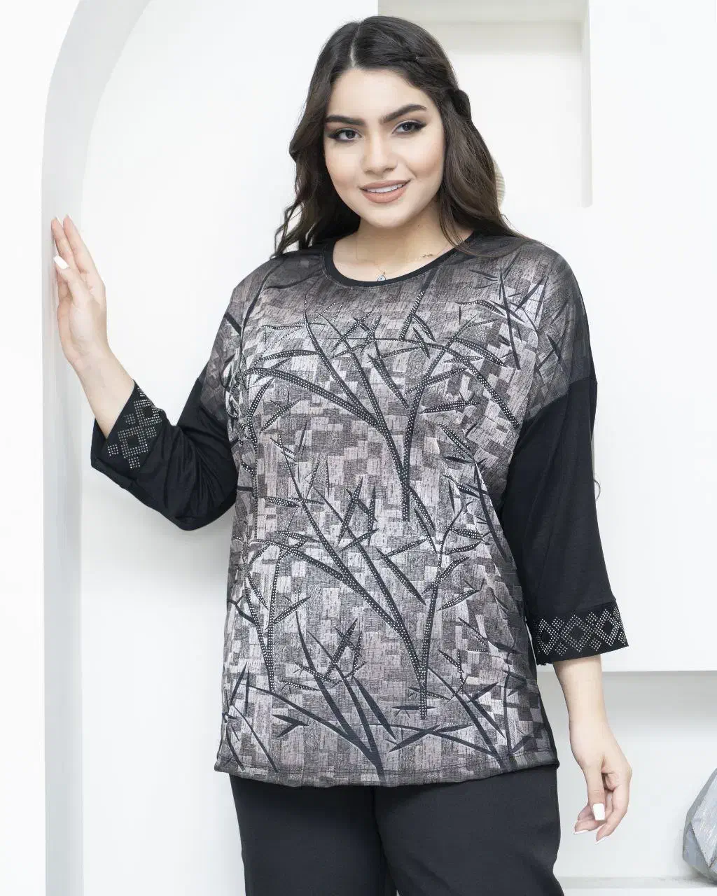 بلوز زنانه آستین سه ربع|لباس|مشکین‌دشت, |دیوار