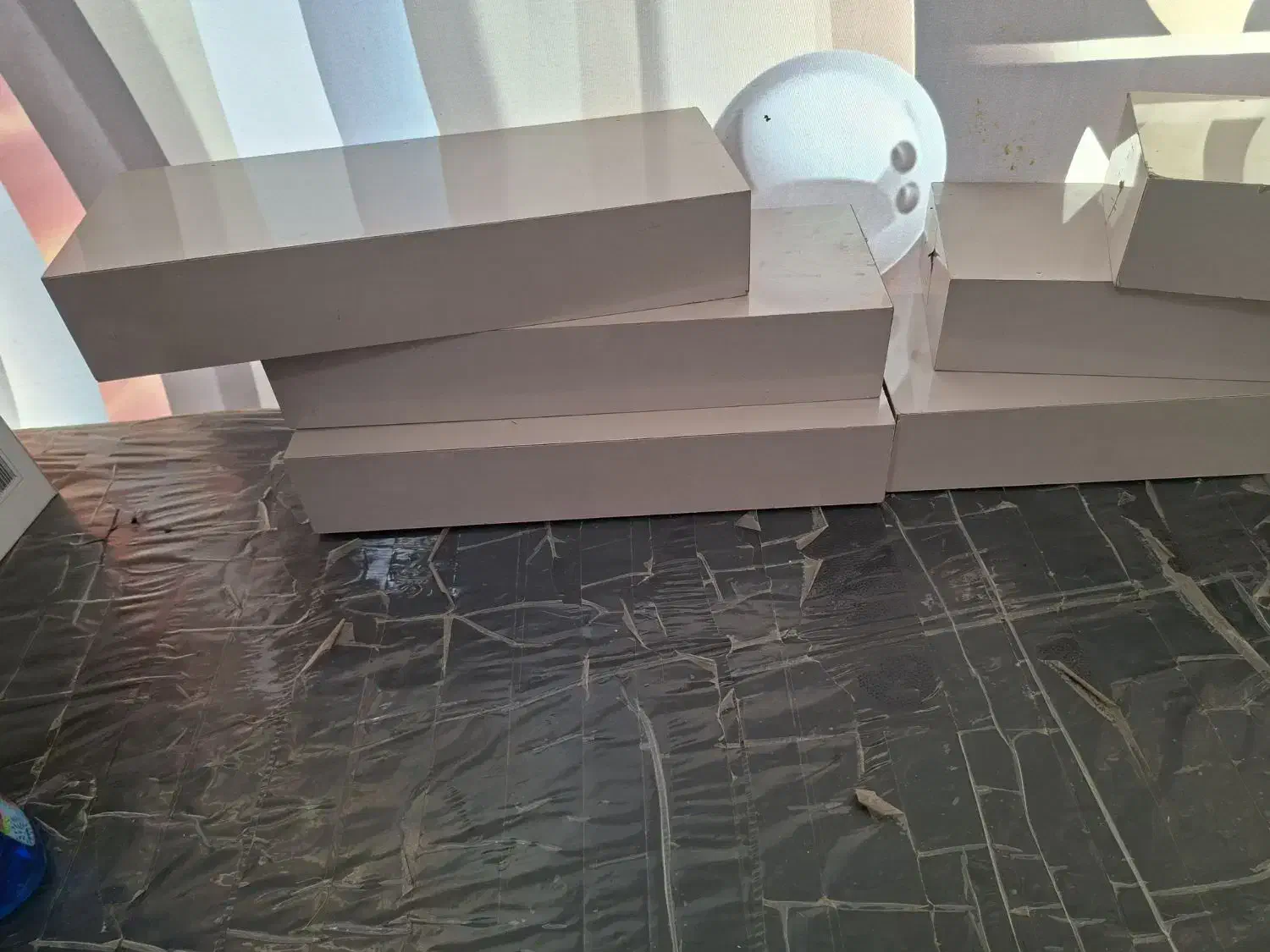 شلف دیواری ۶ عدد ام دی اف|کتابخانه، شلف، قفسههای دیواری|کرمانشاه, |دیوار