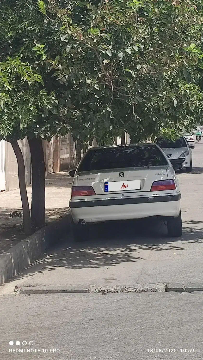 پژور پارس تیوفا . مدل ۲۲/۱۱/۹۶ رنگ سفید|خودرو سواری و وانت|کهنوج, |دیوار