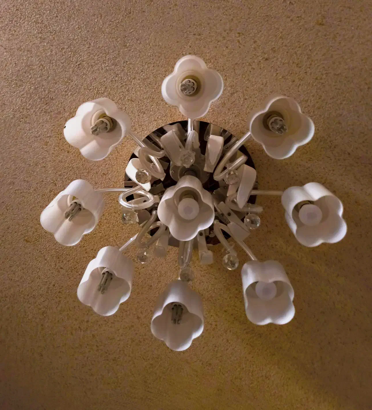 لوستر ۹ شعله|لوستر و چراغ آویز|اهواز, گلستان|دیوار