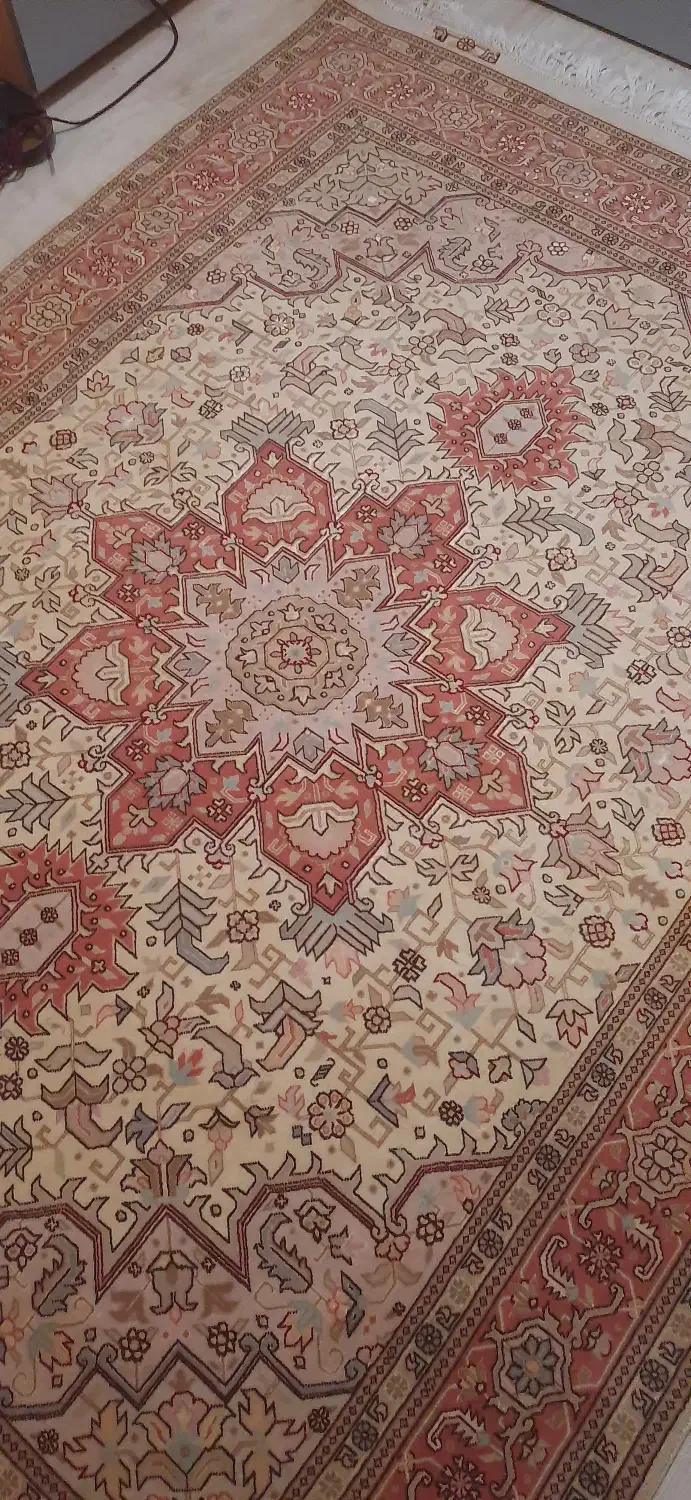 قلیچه دستبافت  تبریز طرح هریس ۳ متری ابریشم دار|فرش|رشت, بلوار گیلان|دیوار