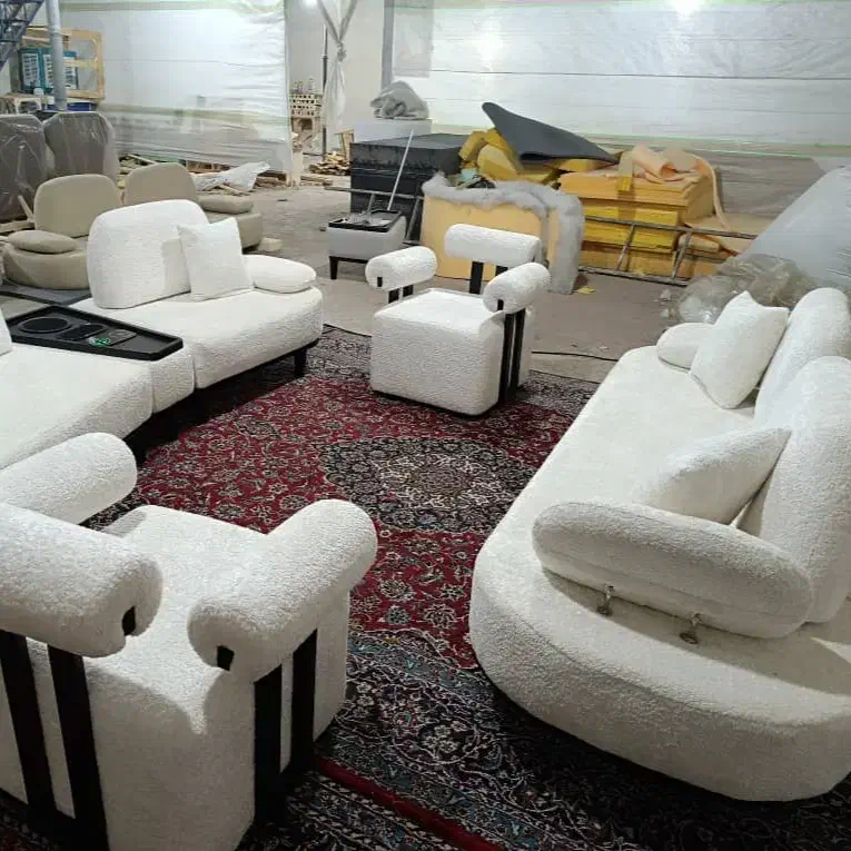 یک دست مبلمان تدی کف نمایشگاهی آماده تحویل اقساطی|مبلمان خانگی و میز عسلی|تهران, یافتآباد|دیوار