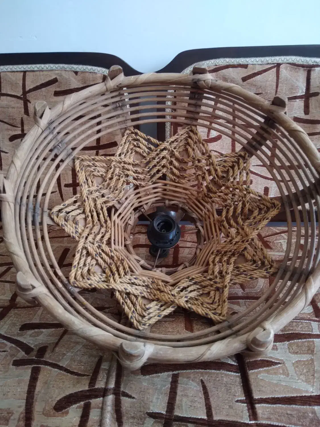 چراغ خواب ولوسترچوبی آشپزخانه|لوستر و چراغ آویز|اراک, |دیوار