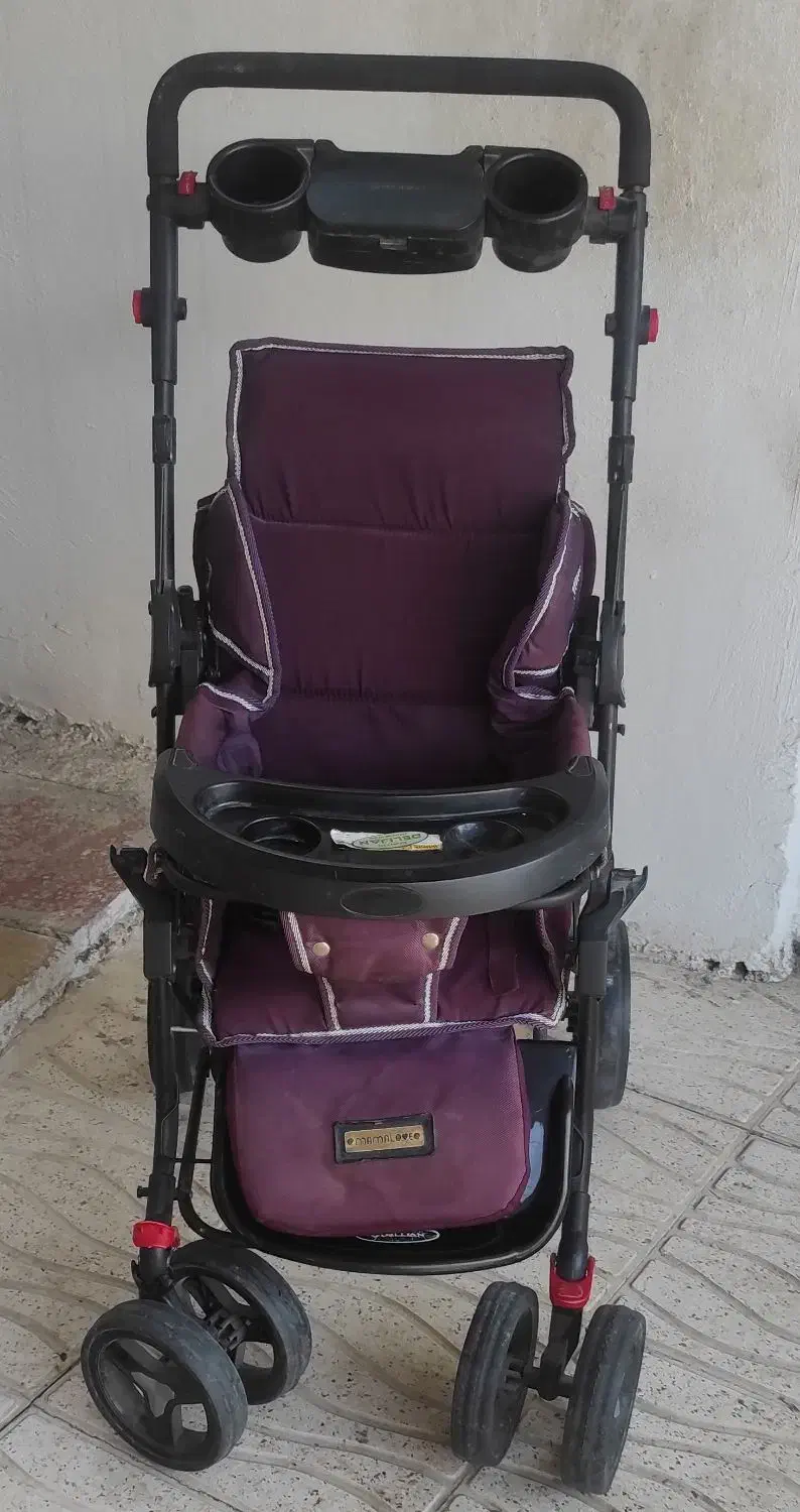 کالسکه تایوانی درحدنوسالم بادوعدد روروئک سالم|کالسکه و لوازم جانبی|تنکمان, |دیوار