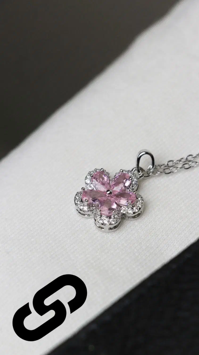 گردنبند زنانه طرح پنج برگ استیل|بدلیجات|ری, شهادت|دیوار