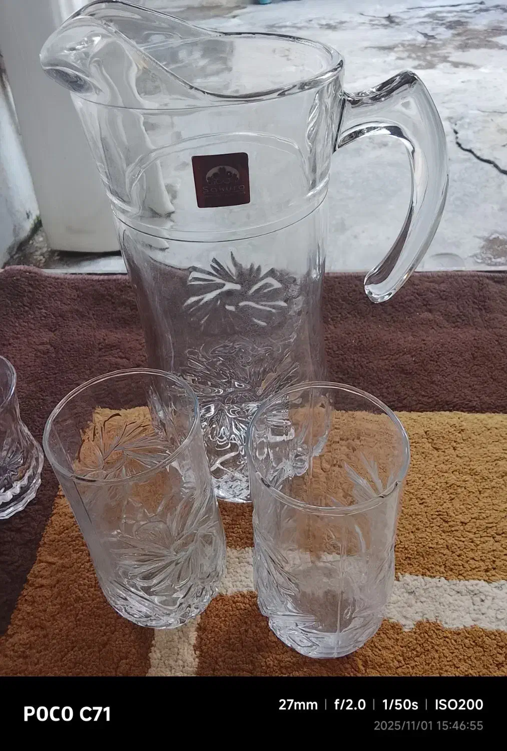 پارچ ولیوان|ظروف سرو و پذیرایی|رشت, انصاری|دیوار