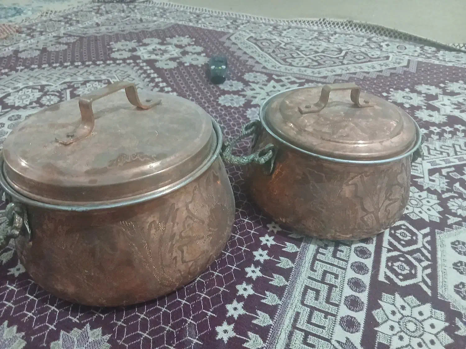 پاتیل مسی|ظروف پختوپز|بندر گناوه, |دیوار