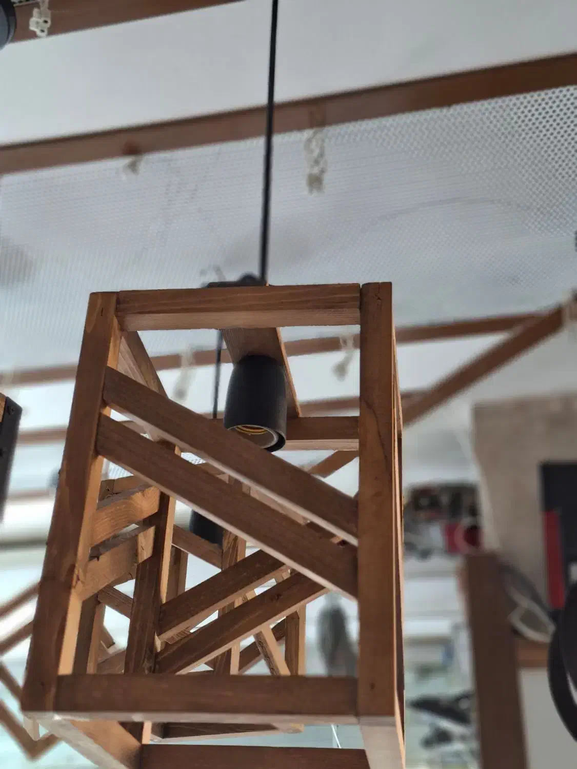 آویز های چوبی|لوستر و چراغ آویز|اصفهان, سروستان|دیوار