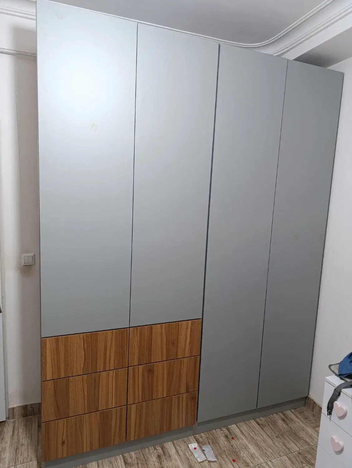 کمد ، کمد باکسی ، کمد تخت تاشو ، کمد درب ریلی|جاکفشی، کمد، دراور|رشت, باهنر|دیوار