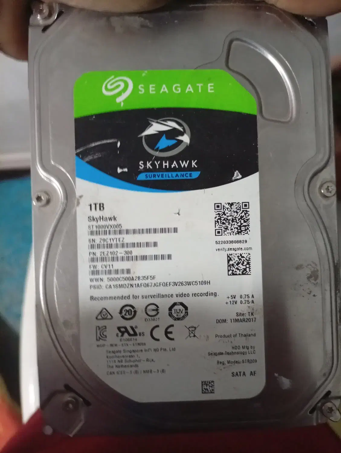 هارد 1 ترا زیر قیمت با تخفیف پای معامله|قطعات و لوازم جانبی رایانه|کرمان, |دیوار