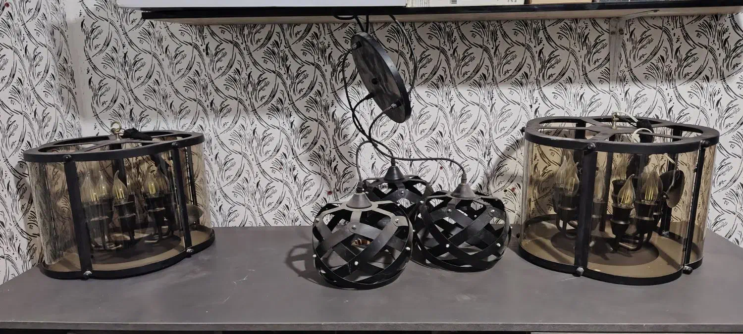 لوستر|لوستر و چراغ آویز|کرمان, |دیوار