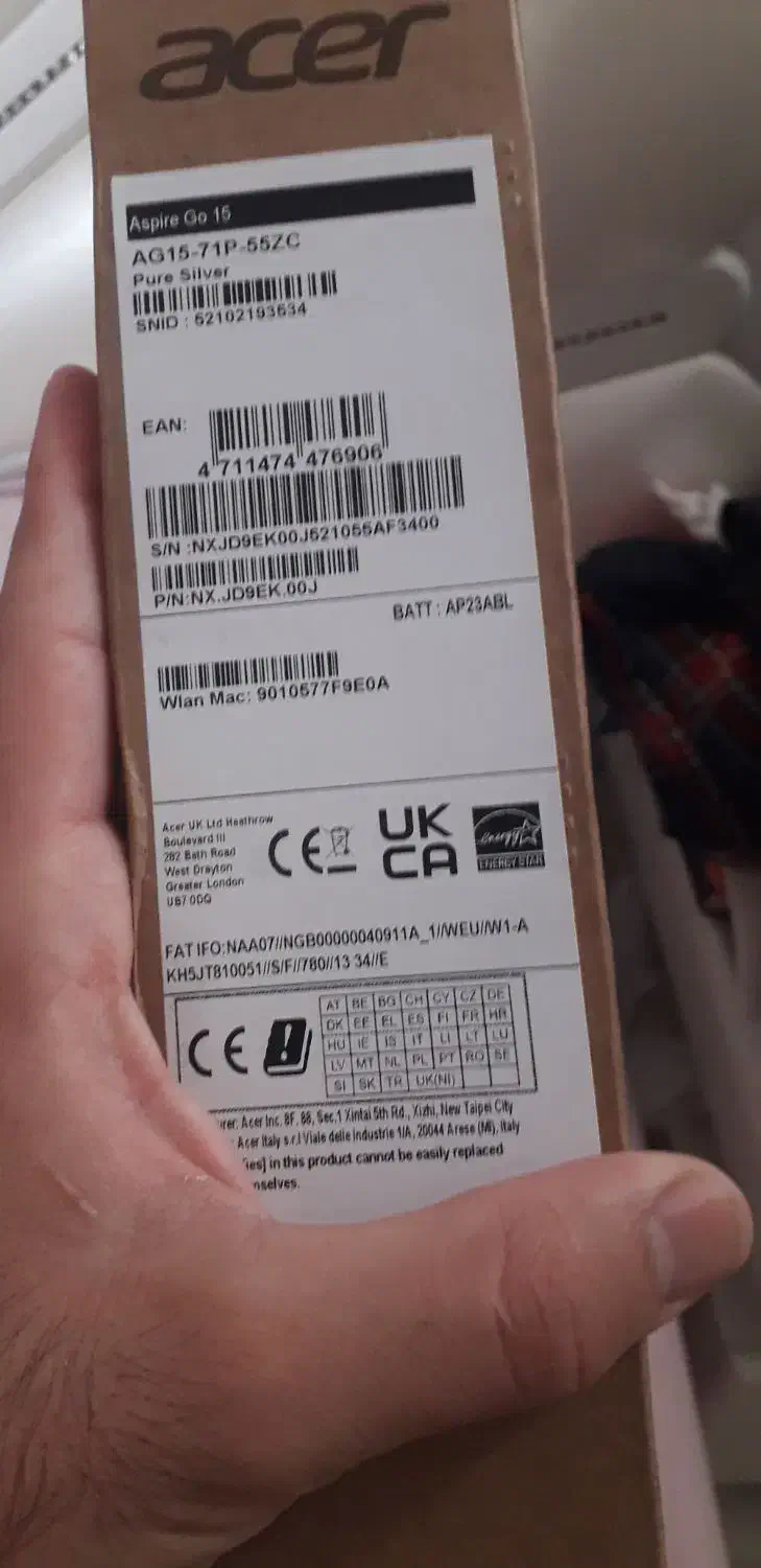 لپ تاپ ایسر نسل 13 صفر|رایانه همراه|قم, باغ کرباسی|دیوار