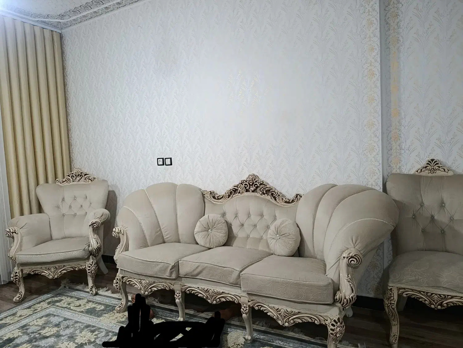 مبل سلطنتی و میز نهار خوری|مبلمان خانگی و میز عسلی|روانسر, |دیوار