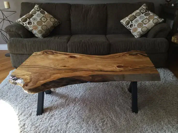 میز جلو مبلی و تی وی و کنسول چوبی روستیک|مبلمان خانگی و میز عسلی|ساری, |دیوار