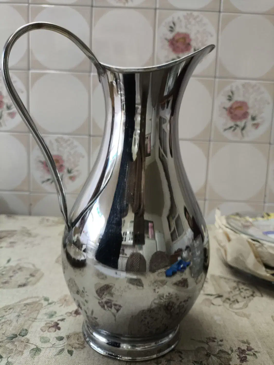 پارچ استیل قدیمی|قوری، کتری، قهوهساز دستی|بناب, |دیوار