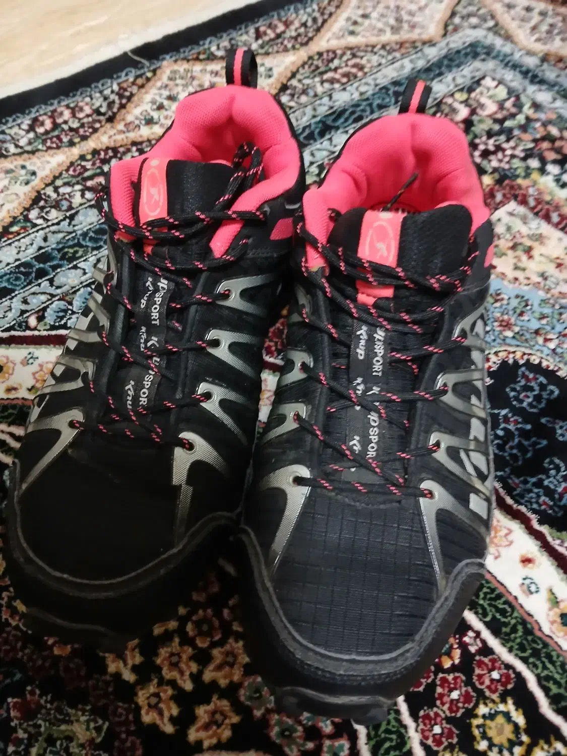 کفش کوهنوردی|کیف، کفش، کمربند|رشت, سعدی (تختی)|دیوار