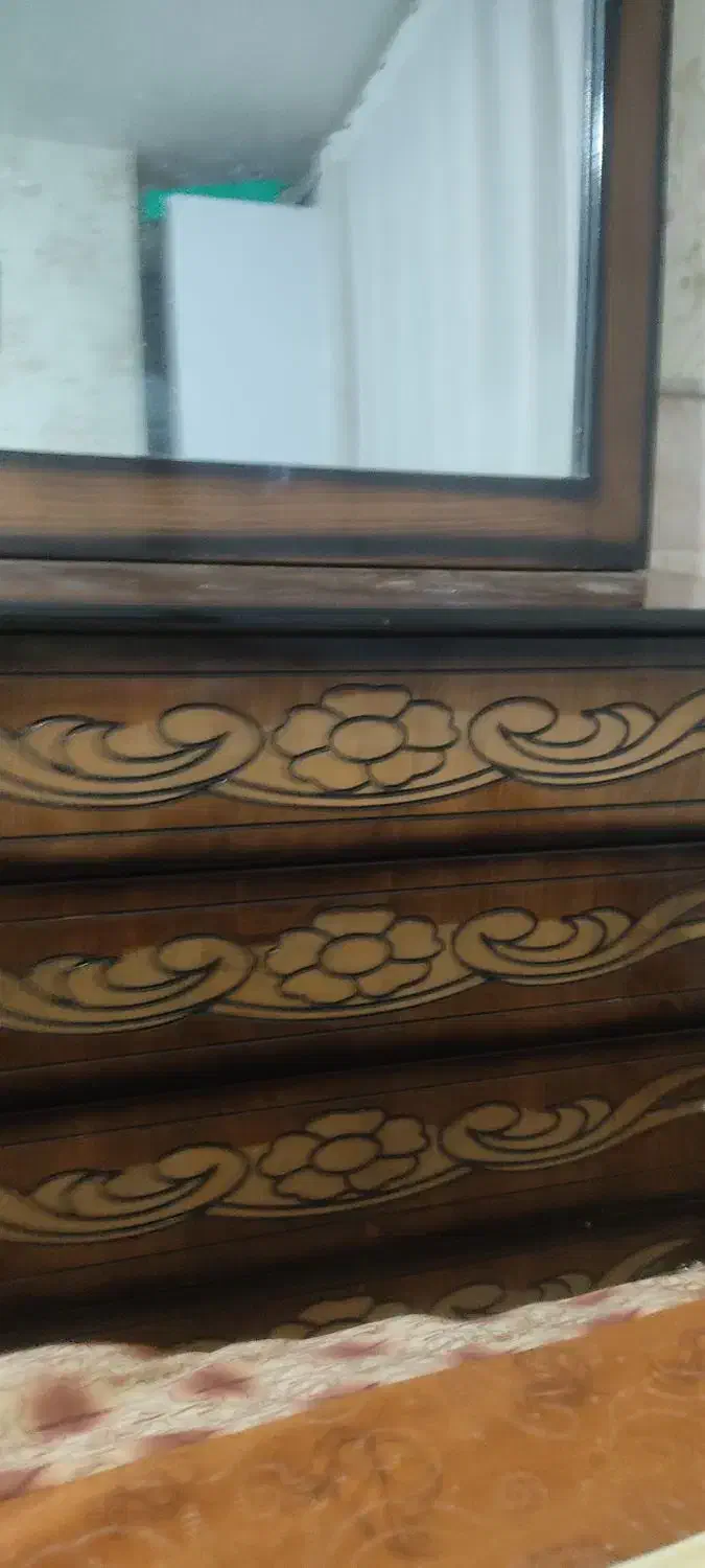 سرویس خواب دونفره|تخت و سرویس خواب|قم, ولیعصر|دیوار