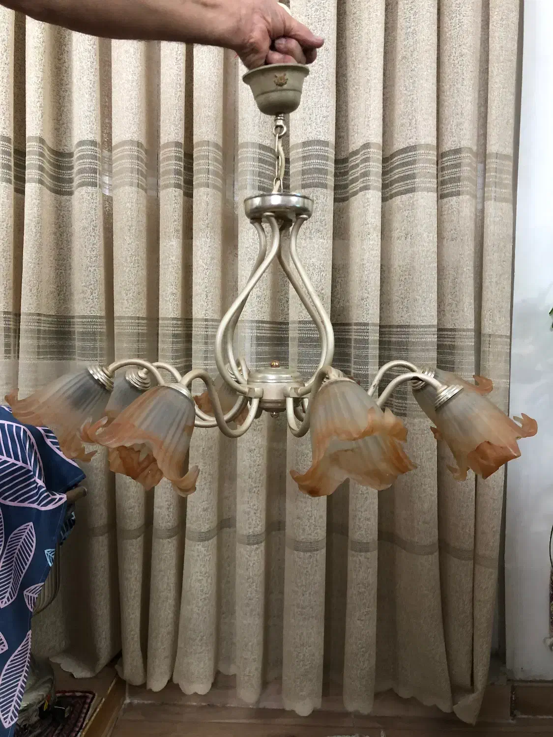 ۲عدد لوستر ۸ شاخه|لوستر و چراغ آویز|تبریز, |دیوار