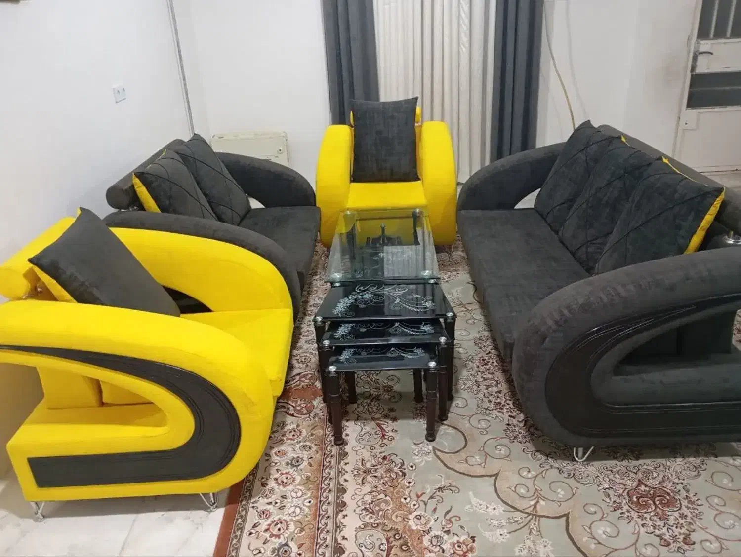 مبلمان هفت نفره و میز نهار خوری|مبلمان خانگی و میز عسلی|اهواز, شهرک پیام|دیوار