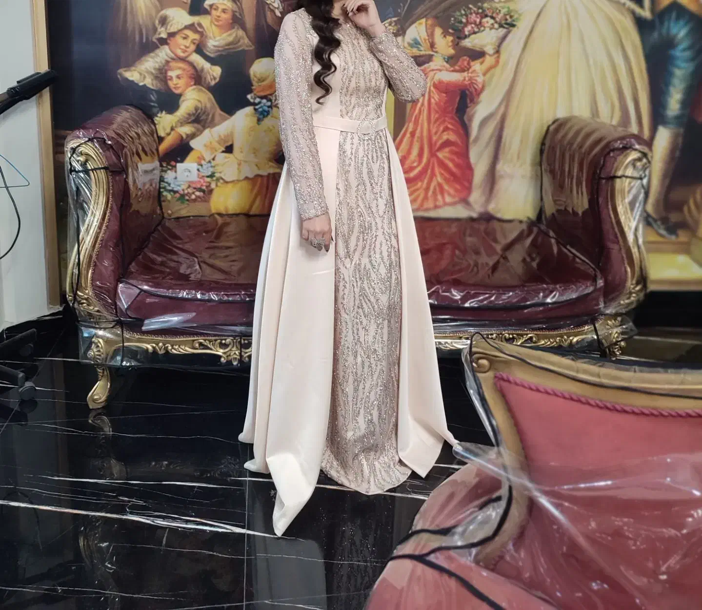 ماکسی مجلسی سایز 40|لباس|صوفیان, |دیوار