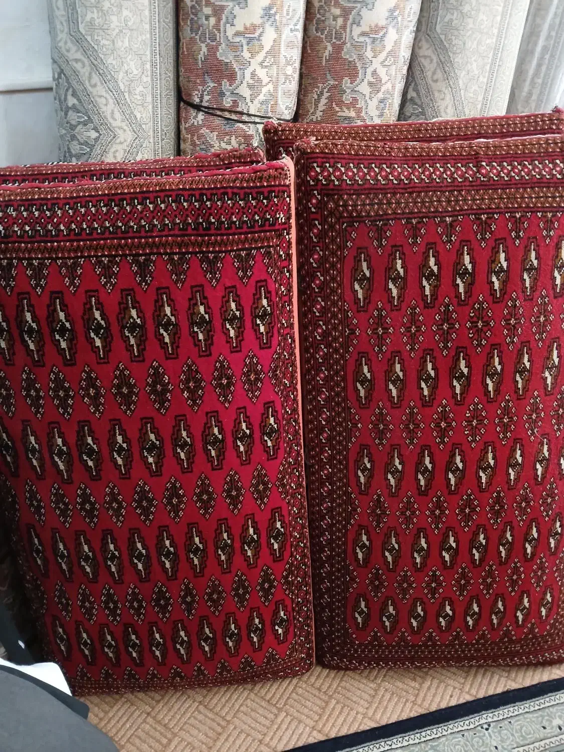 پشتی ترکمنی|پشتی|قم, باجک دو|دیوار