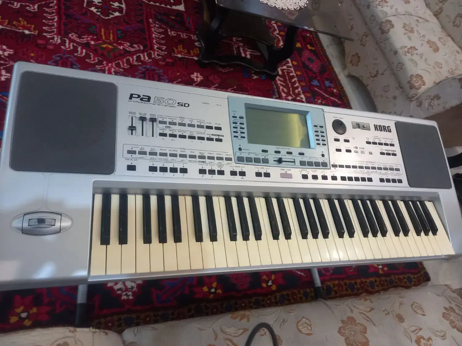 ارگ pa50 sd تبدیل به 80|پیانو، کیبورد، آکاردئون|ایلخچی, |دیوار