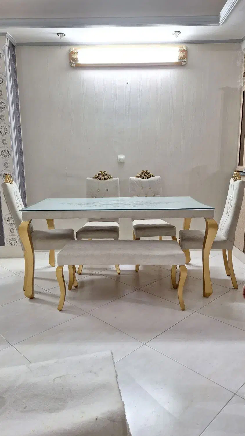 میز ناهار خوری شش نفره|میز و صندلی غذاخوری|سمنان, |دیوار