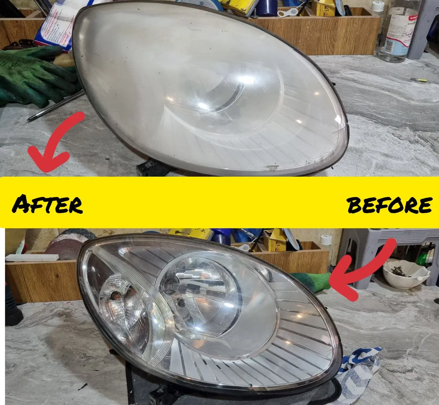 رفع ماتی و کدری چراغ ، تعمییر چراغ|خدمات موتور و ماشین|تهران, دانشگاه شریف|دیوار