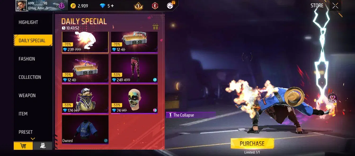 اکانت فری فایر معاوضه|کنسول، بازی ویدئویی و آنلاین|ایلام, |دیوار