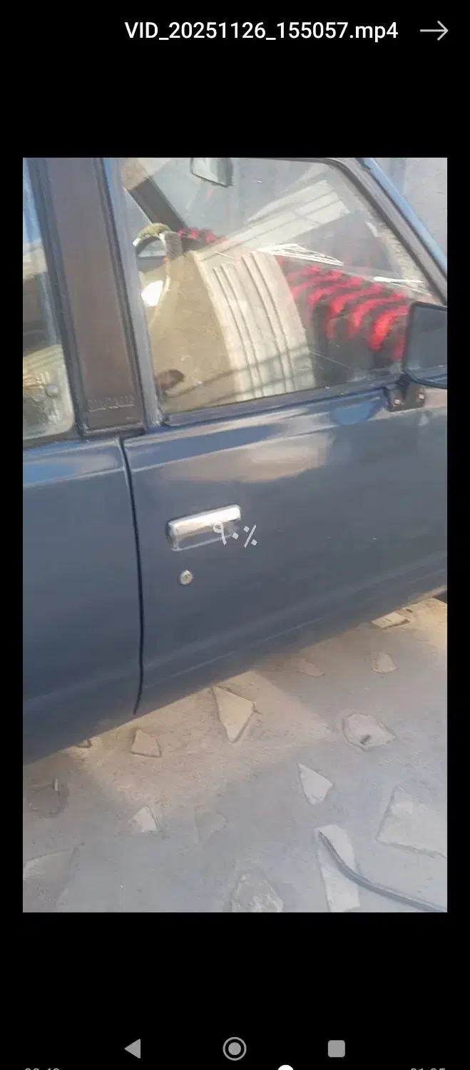 وانت داتسون 1/5 کابین حاجی اباد|خودرو سواری و وانت|حاجی آباد, |دیوار