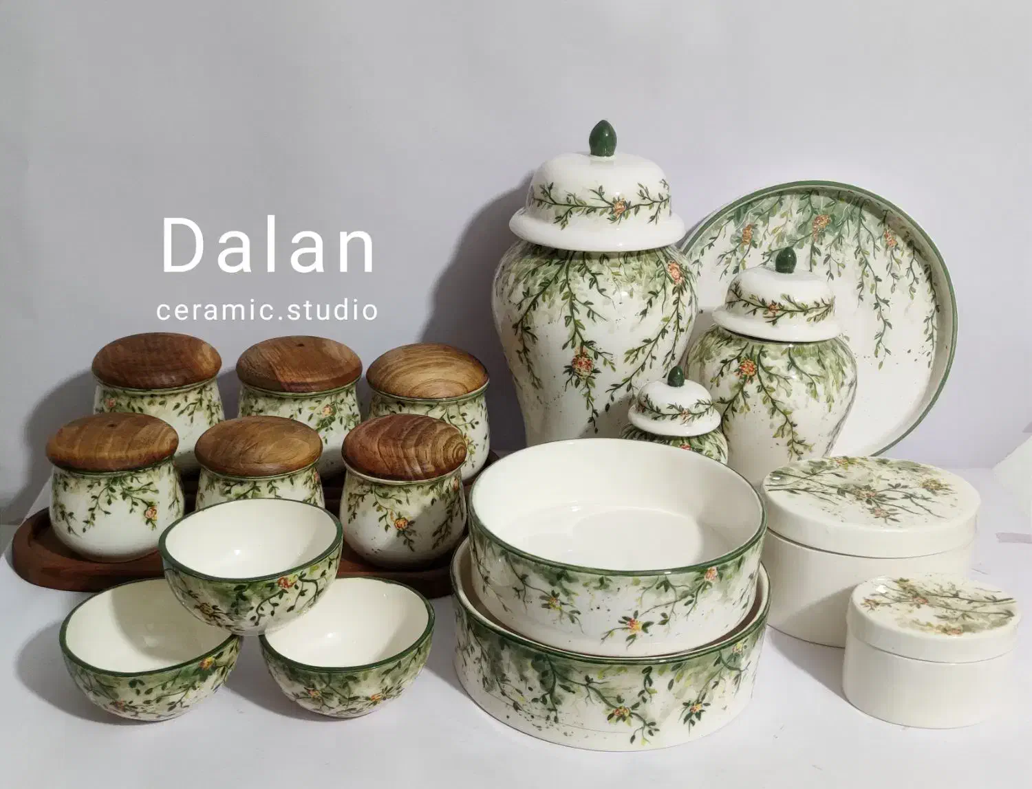 ظروف سرامیک  ،طرح باغ گلدان|صنایع دستی و سایر لوازم تزئینی|مشهد, انقلاب|دیوار