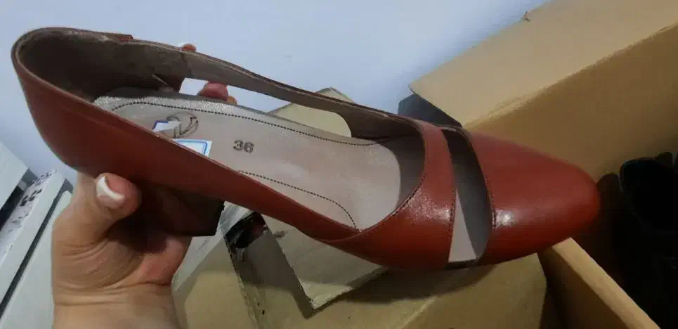 کفش چرم سایز ۳۶|کیف، کفش، کمربند|ابهر, |دیوار