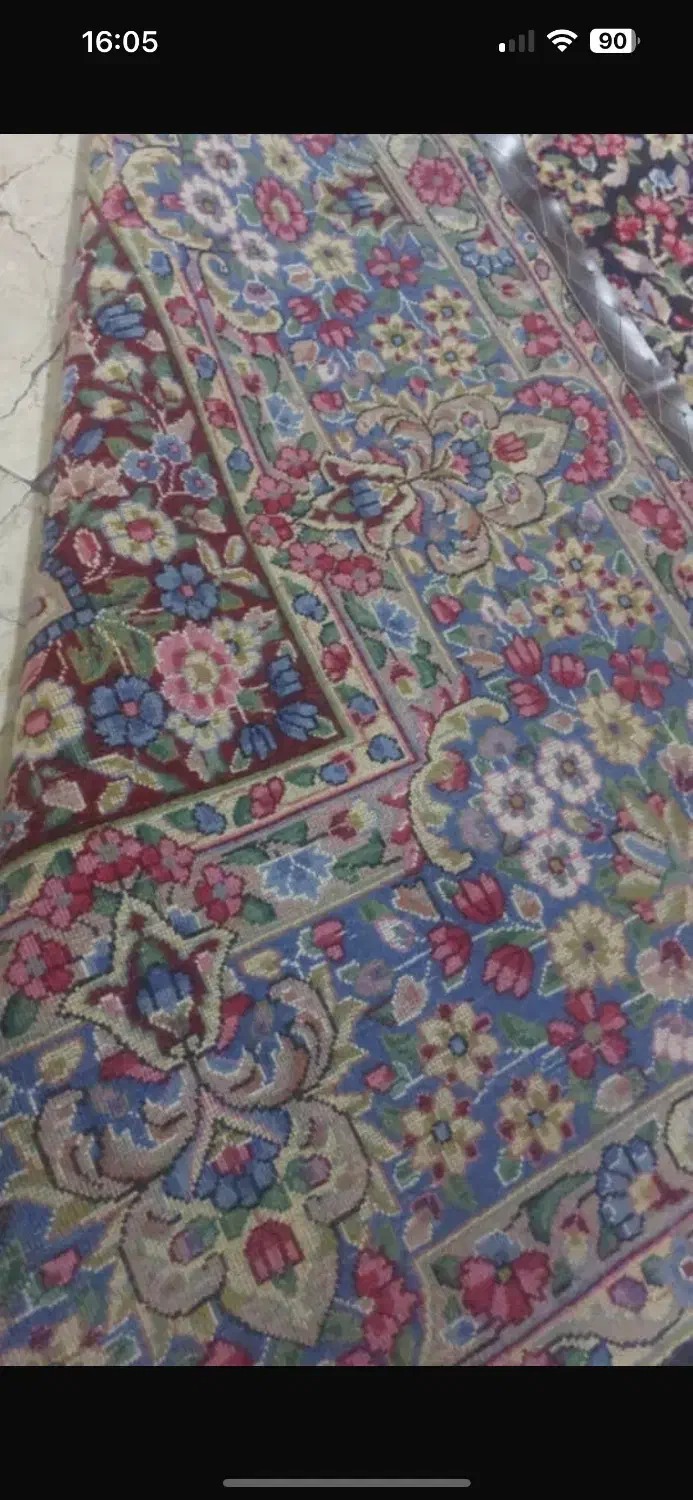 فرش دستبافت جفت ۹ متری بافت و نقشه کرمان|فرش|تهران, پردیسان|دیوار