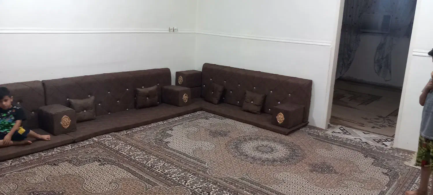 مبل خلیجی درحدنو۴ماه اوردمش|مبلمان خانگی و میز عسلی|اهواز, مجاهد|دیوار