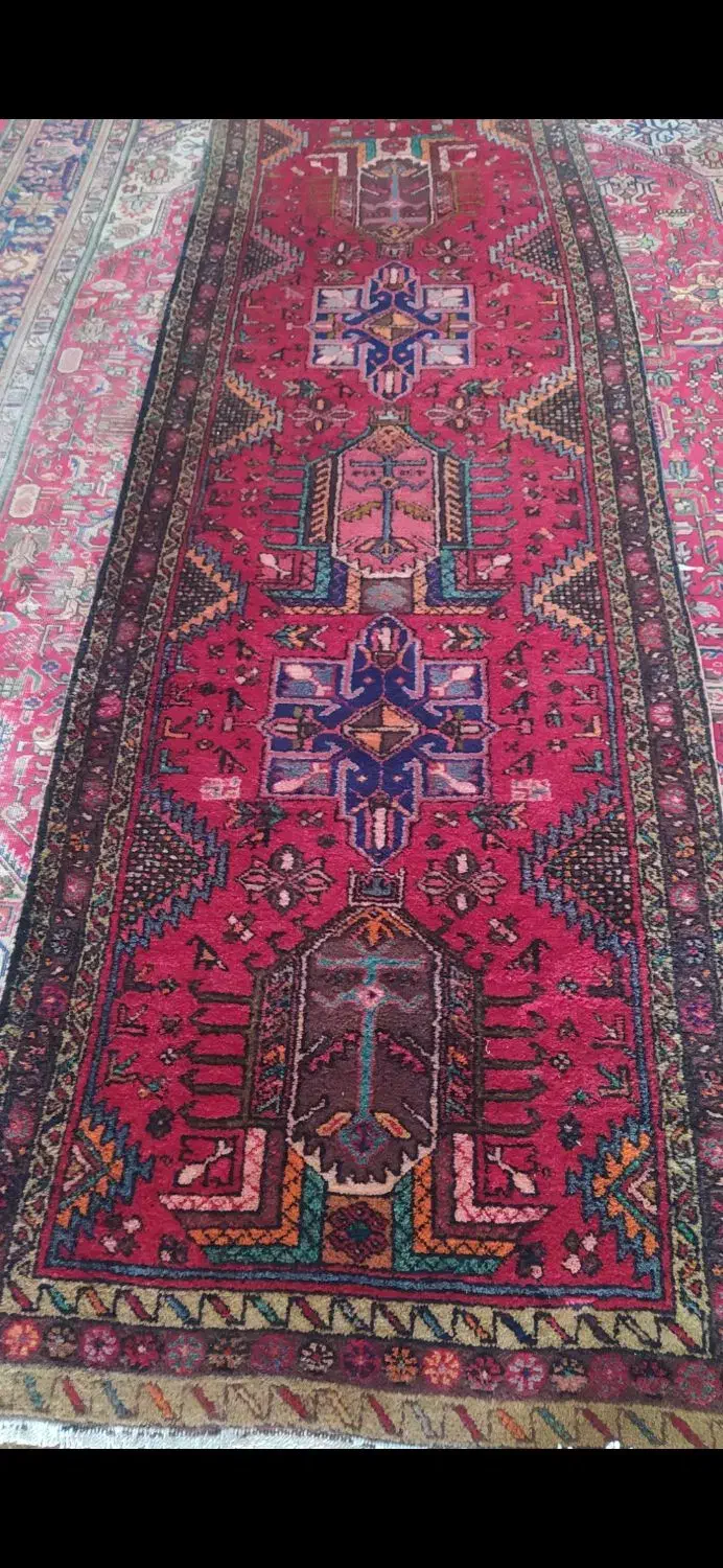 کناره فرش دستباف به اندازه 1*3/50تمیز|فرش|ارومیه, |دیوار